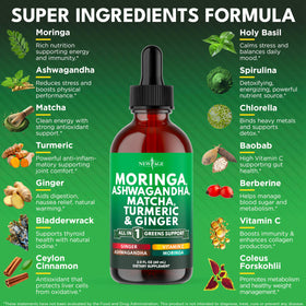 Flacon de gouttes de Moringa NEW AGE avec pipette