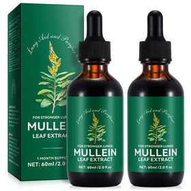 Flacon de gouttes de Mullein 120 ml avec étiquette BOIUOITI