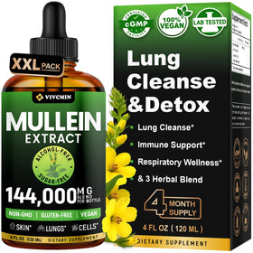 Flacon de gouttes de Mullein vivcmin 4 fl oz vue avant