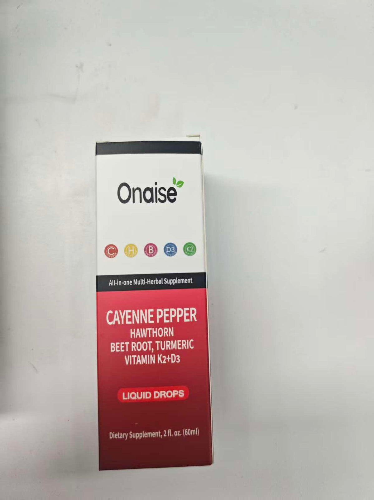Flacon de Gouttes de Piment de Cayenne ONAISE avec compte-gouttes