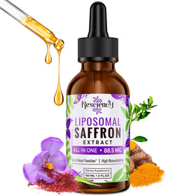 Flacon de gouttes de saffran liposomal Resciency 60 ml