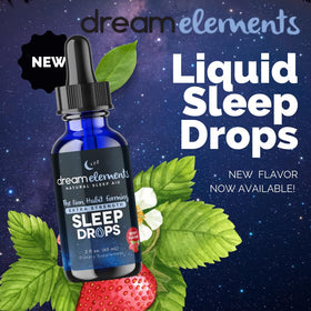 Flacon de Gouttes de Sommeil Dream Elements avec compte-gouttes