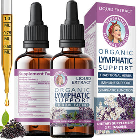 Flacon de Gouttes de Soutien Lymphatique StarViora 60 mL avec étiquette