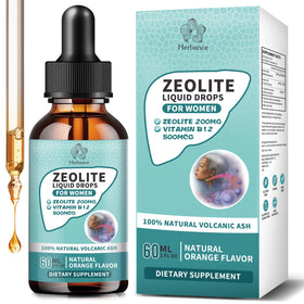 Flacon de Gouttes de Zéolite Herbance 30 ml avec étiquette