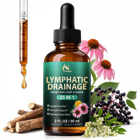 Flacon de gouttes drainage lymphatique MOSRAY 60ml vue de face
