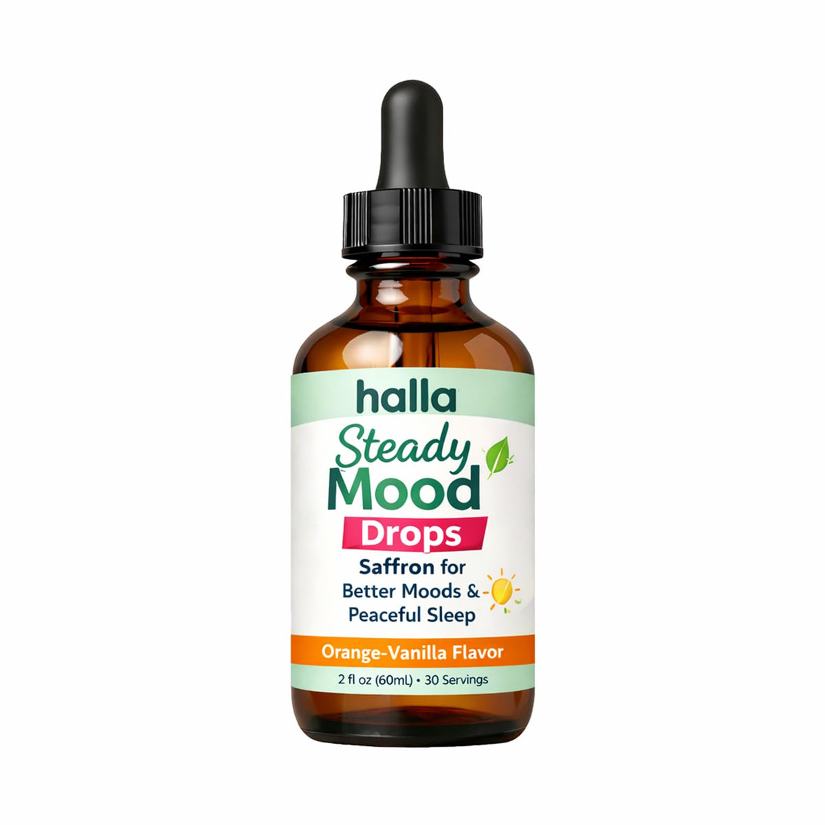 Flacon de gouttes Halla Steady Mood ReviveNerve 141g vue avant
