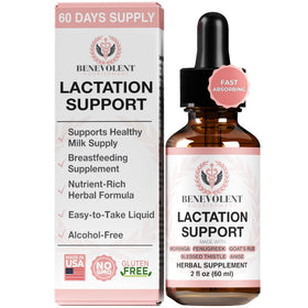 Flacon de gouttes liquides Benevolent Nourishment pour le soutien à la lactation