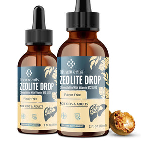 Flacon de Gouttes Liquides de Zéolite Itharoventis 118 ml avec étiquette