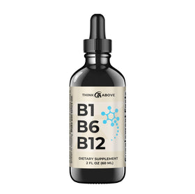 Flacon de gouttes liquides Think Above de 60 ml avec étiquette colorée