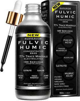 Flacon de gouttes minérales X935 de quality FULVIC HUMIC