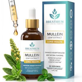 Flacon de gouttes Mullein BREATHIUM 4-en-1 vue de face