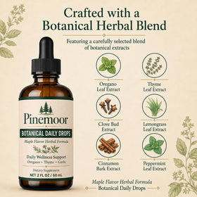 Flacon de gouttes Pinemoor ZRNTVO avec pipette ouverte