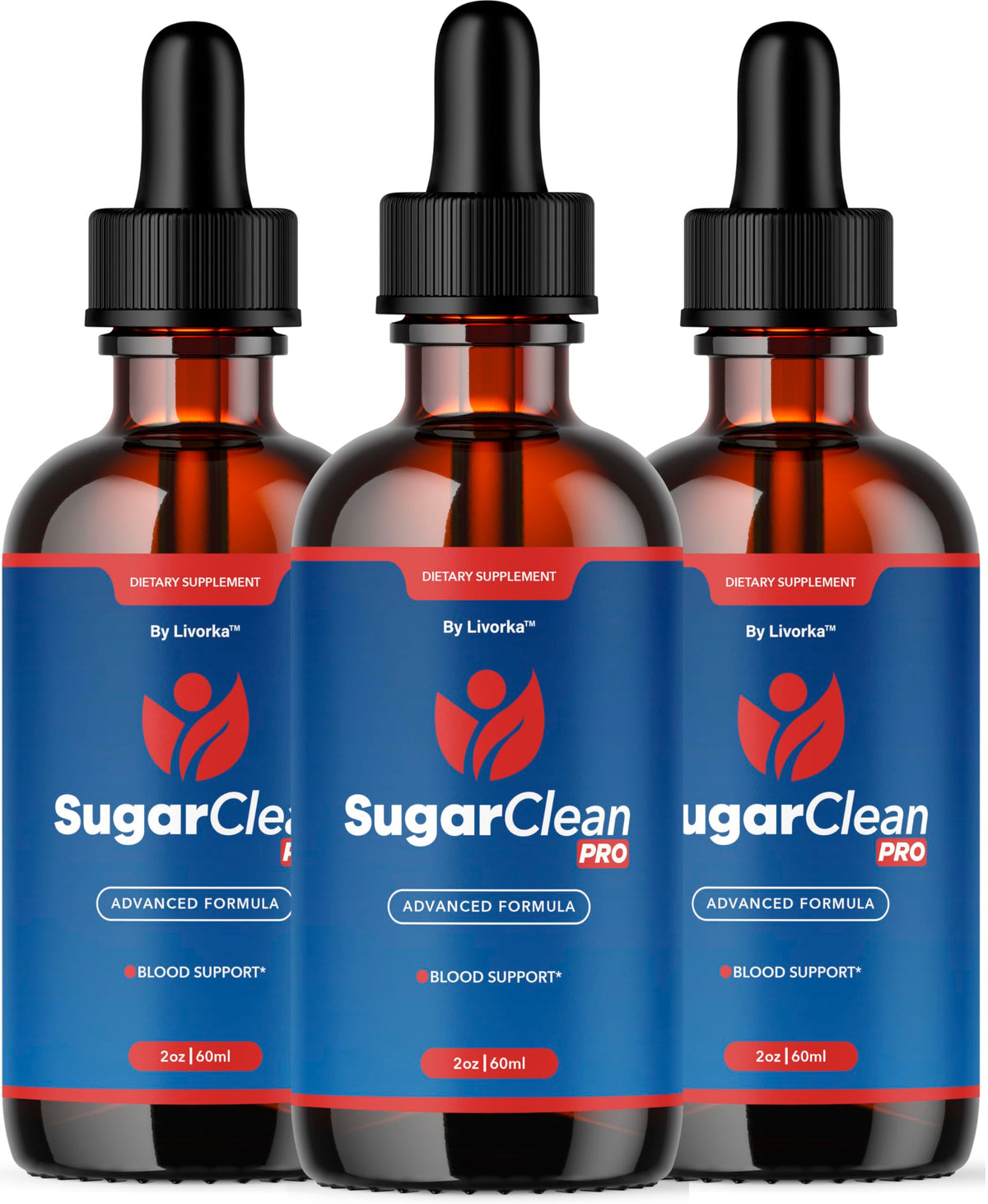 Flacon de gouttes Sugar Clean Pro de Pharmagetics vue de face