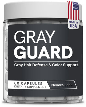 Flacon de Gray Guard de Nevora Labs contenant 60 gélules