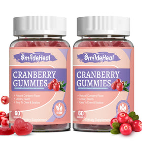 Flacon de gummies Cranberry SmildeHeal 1000mg 120 pièces