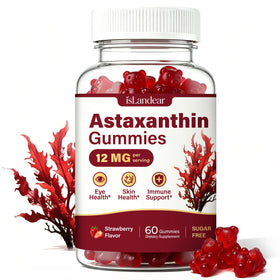 Flacon de gummies d'astaxanthine isLandear 60 pièces