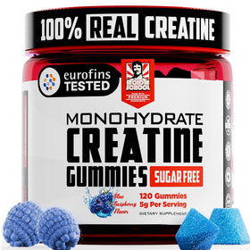 Flacon de gummies de créatine monohydrate Old School Labs, 120 unités