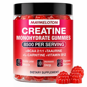 Flacon de gummies de créatine Nubetong 120 unités saveur framboise