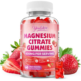 Flacon de Gummies de Magnésium Citrate Youlikee avec 60 unités