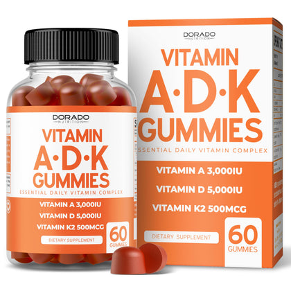 Flacon de gummies DORADO NUTRITION avec 60 gummies à la framboise bleue