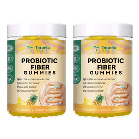 Flacon de gummies fibres Totaria ananas, 2 unités