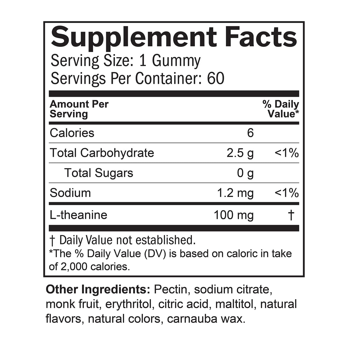 Flacon de Gummies L-Theanine BrainMD ouvert