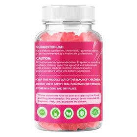 Flacon de gummies L-Tyrosine 1000mg MEENCCD sur une table