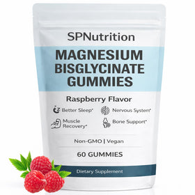 Flacon de gummies magnésium bisglycinate WXDOAU vue de face