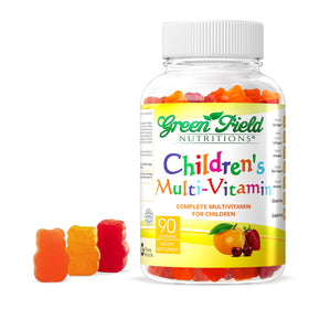 Flacon de gummies multivitamines halal pour enfants 90 unités