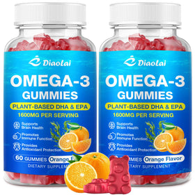 Flacon de gummies Omega-3 DIAOLAI avec 120 gummies à l'intérieur
