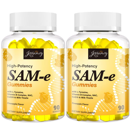 Flacon de Gummies SAM-e Jovianoy 180 unités goût ananas