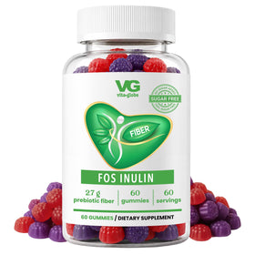 Flacon de gummies VITA GLOBE de fibres prébiotiques, 60 unités
