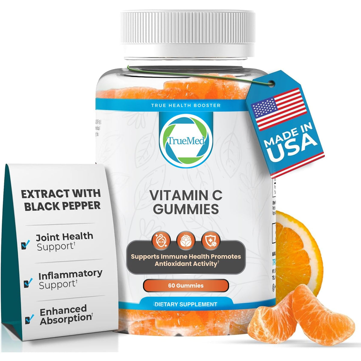 Flacon de gummies Vitamine C TRUEMED 60 unités