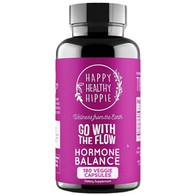 Flacon de Happy Healthy Hippie Complément Alimentaire Femme 180 Capsules vue de face