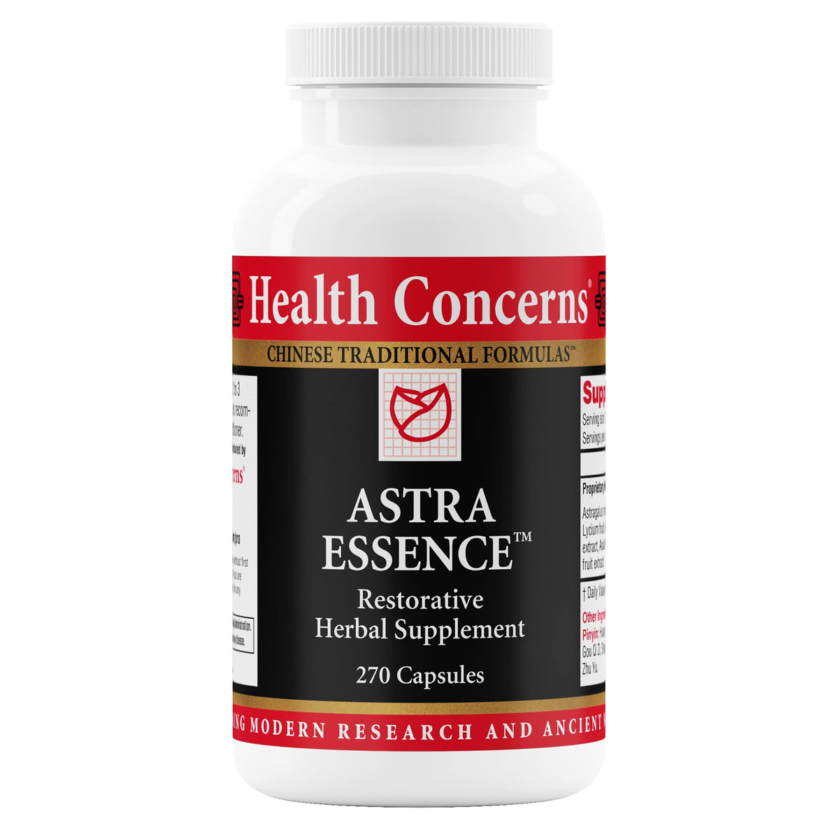 Flacon de Health Concerns Astra Essence 270 capsules vue de face