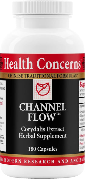 Flacon de Health Concerns Channel Flow avec 180 capsules