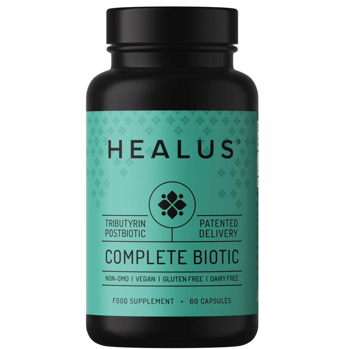 Flacon de Healus Complément Alimentaire Tributyrin 500mg avec 60 capsules