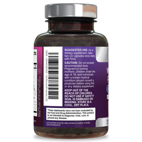 Flacon de Hello Lovely! Probiotiques avec dosage sur l'étiquette
