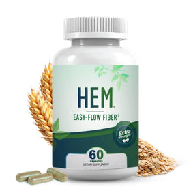 Flacon de Hem Healer Oat Fiber 60 capsules vue avant