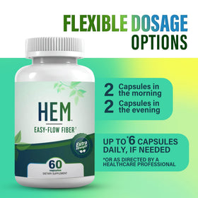 Flacon de Hem Healer Oat Fiber avec étiquette visible