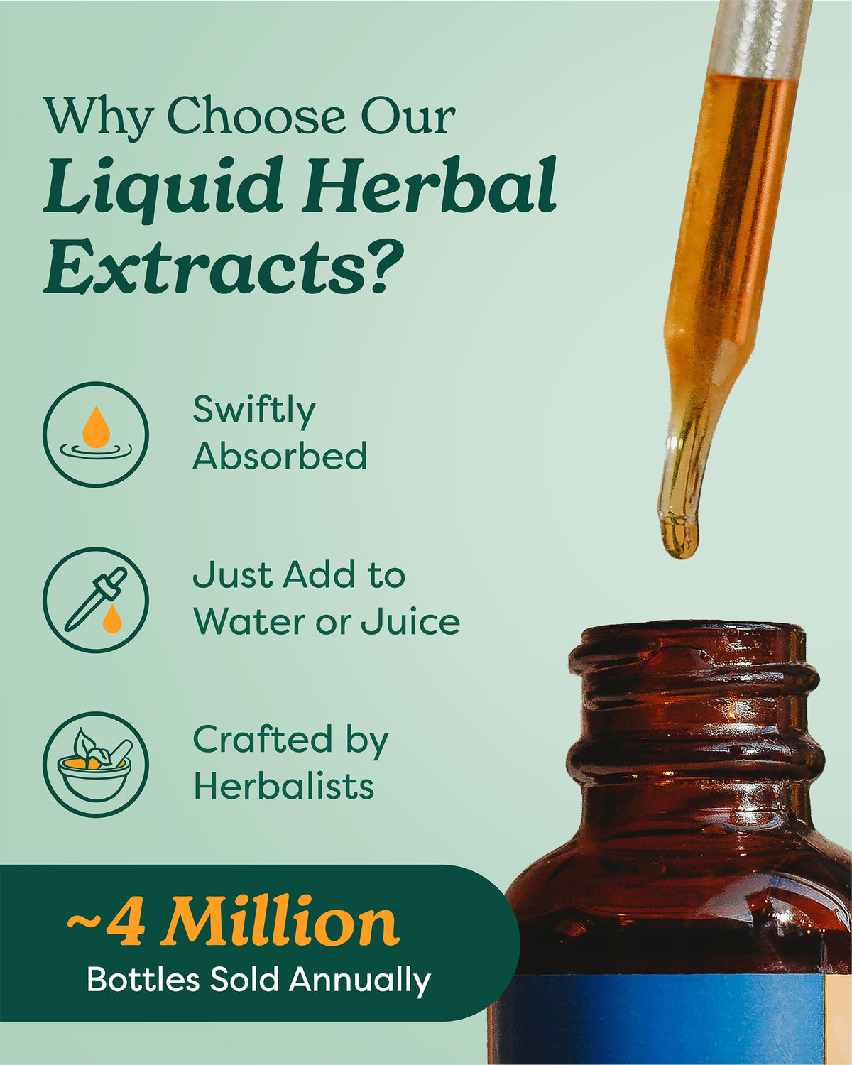 Flacon de Herb Pharm Mind Soother à la Lavande sur fond naturel
