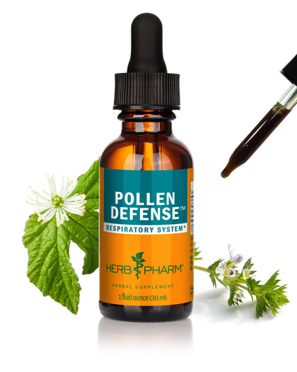Flacon de Herb Pharm Pollen Defense 30 ml vue avant avec étiquette