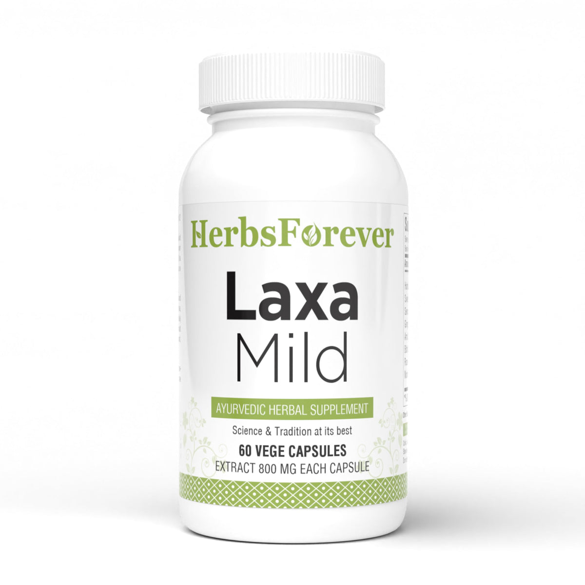 Flacon de Herbsforever Laxa Mild avec 60 capsules végétales
