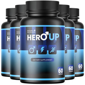 Flacon de HeroUP - Capsules végétales de Nature’s NutriWave, 60 comprimés