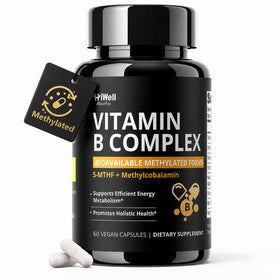 Flacon de HiWell Absorfyx Complexe de Vitamines B Méthylées 60 capsules