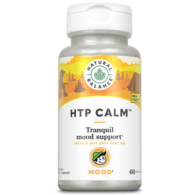 Flacon de HTP Calm Natural Balance contenant 60 capsules