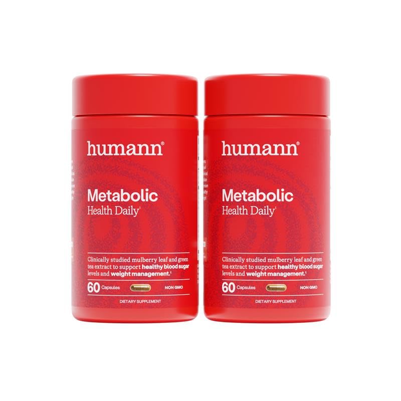 Flacon de HumanN Capsules Métaboliques Quotidiennes 120 Ct vue de face