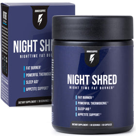 Flacon de InnoSupps Night Shred avec 60 capsules