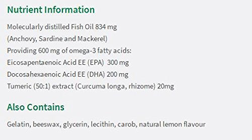 Flacon de Jamieson Omega-3 + Curcuma avec gélules