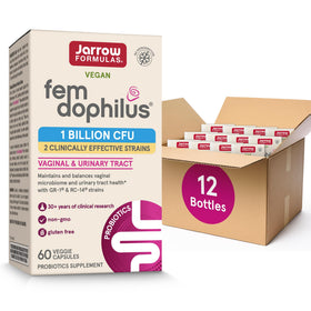 Flacon de Jarrow Formulas Fem-Dophilus 60 capsules végétales